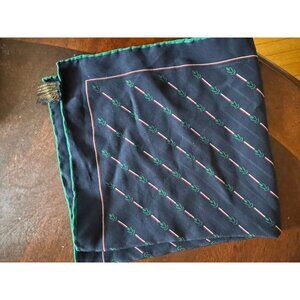 Italy Gucci Beautiful Authentic Scarf 16.5" x 16" 100% Silk